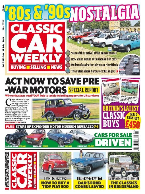 Title details for Classic Car Weekly by H BAUER PUBLISHING LIMITED - Available